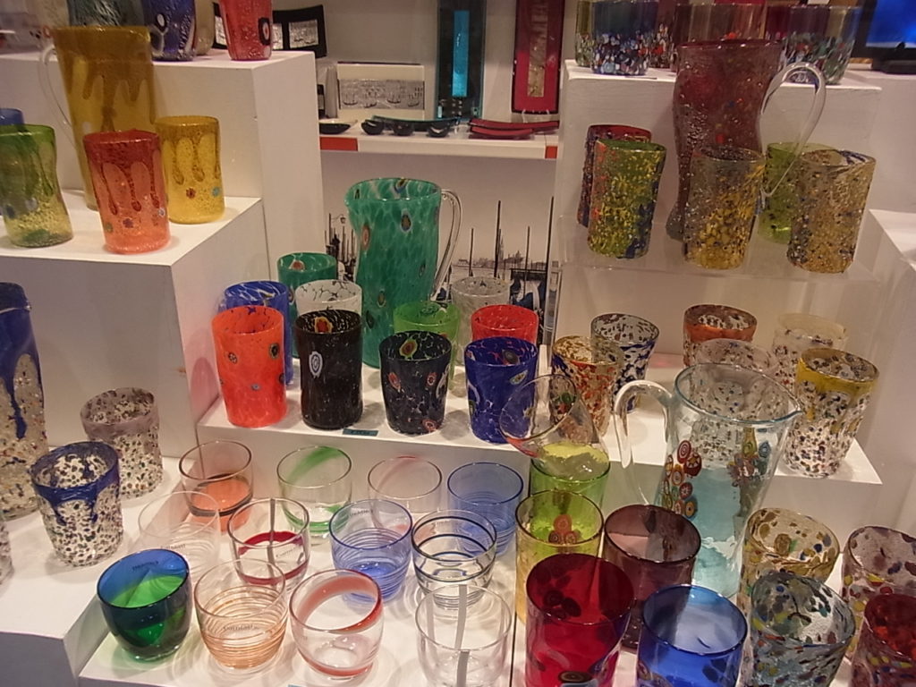 Venetian Glass Display